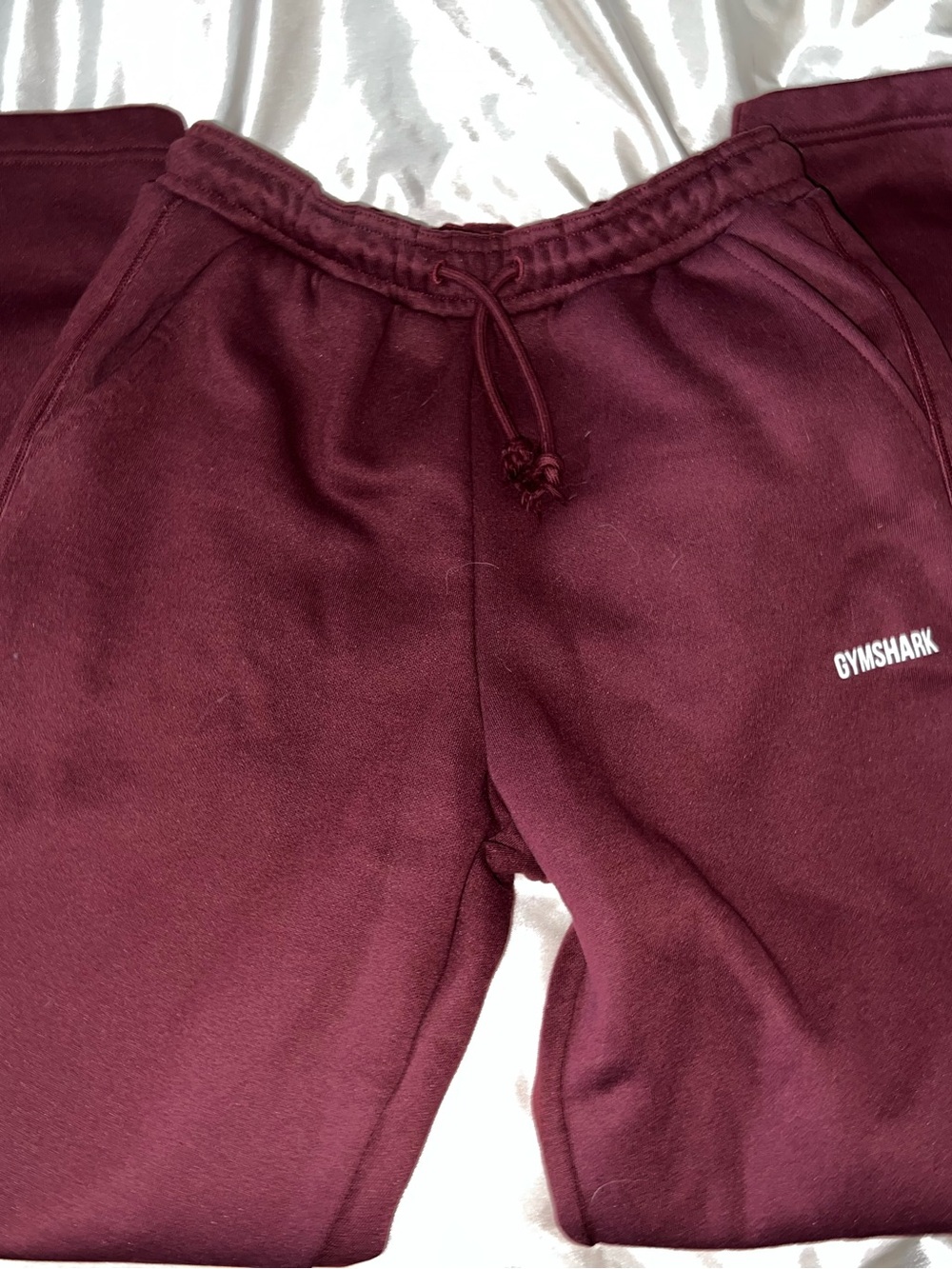 Gymshark Burgundy Drawstring Joggers
